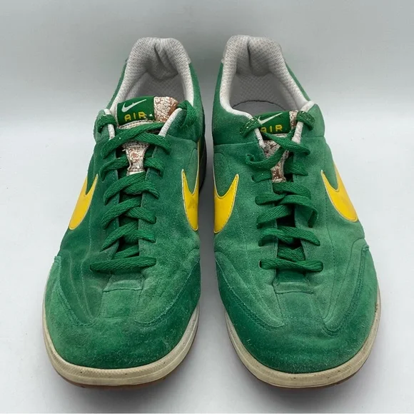 Vintage Nike Air Tiempo Rival Men Indoor Soccer Cleat 311401 371 Size 14 Brazil - Picture 2 of 8